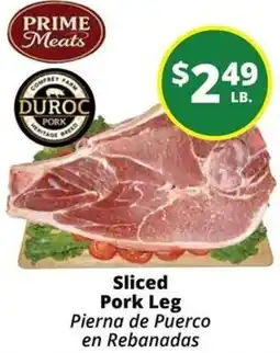 Rancho Markets Prime Meats Sliced Pork Leg offer