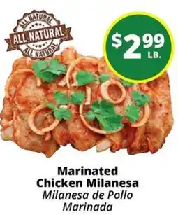 Rancho Markets Marinated Chicken Milanesa offer