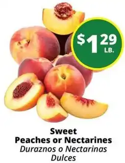 Rancho Markets Sweet Peaches or Nectarines offer
