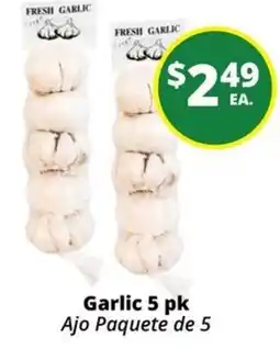 Rancho Markets Fresh Garlic offer