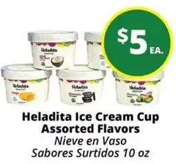 Rancho Markets Heladita ice cream cup offer