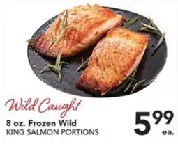 Pete's Fresh Market Wild Caught King Salmon Portions offer