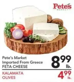 Pete's Fresh Market Pete's Market Imported From Greece Feta Cheese offer