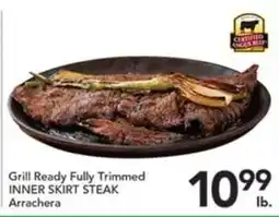 Pete's Fresh Market Grill Ready Fully Trimmed Inner Skirt Steak Arrachera offer