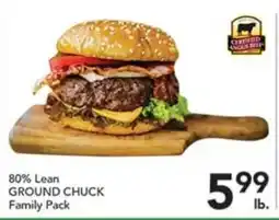 Pete's Fresh Market 80% Lean Ground Chuck Family Pack offer