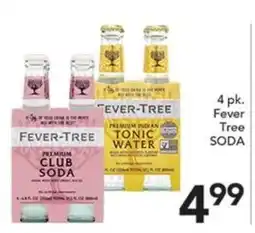Pete's Fresh Market Fever Tree tonic water and club soda offer