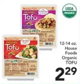 Pete's Fresh Market House Foods Organic Tofu offer