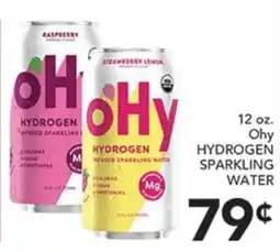 Pete's Fresh Market Ohy hydrogen sparkling water offer