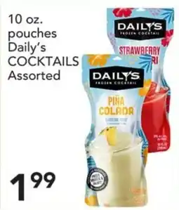 Pete's Fresh Market Daily's frozen cocktails assorted offer