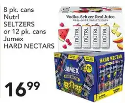 Pete's Fresh Market Nutrl Seltzers or Jumex Hard Nectars offer