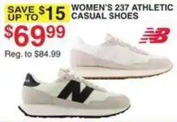 Dunham's Sports New Balance women's 237 athletic casual shoes offer