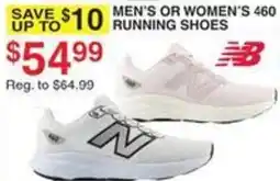 Dunham's Sports New Balance men's or women's 460 running shoes offer