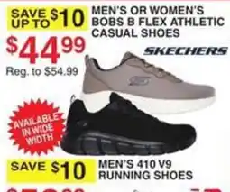 Dunham's Sports Skechers men's or women's bobs b flex athletic casual shoes offer