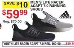 Dunham's Sports Adidas men's lite racer adapt 7.0 running shoes offer