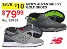 Dunham's Sports New Balance men's advantage v2 golf shoes offer
