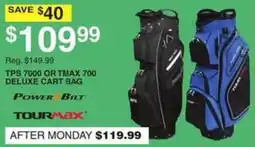 Dunham's Sports Power Bilt Tourmax Deluxe Cart Bag offer