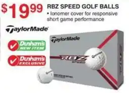 Dunham's Sports TaylorMade RBZ Speed Golf Balls offer