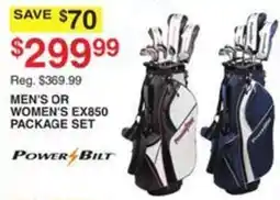Dunham's Sports Powerbilt Men's Or Women's Ex850 Package Set offer