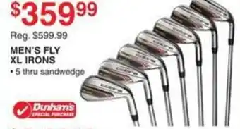 Dunham's Sports Men's Fly XL Irons offer