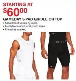 Dunham's Sports Rheem Gameday 5-Pad Girdle or Top offer