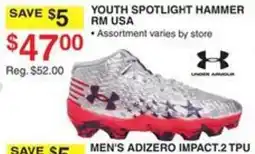 Dunham's Sports Under Armour youth spotlight hammer rm usa offer