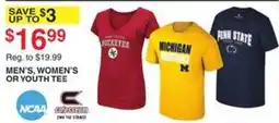 Dunham's Sports Ncaa odosseum men's, women's or youth tee offer
