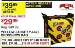 Dunham's Sports Yellow Jacket YJ-425 Crossbow Bag offer
