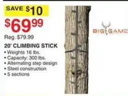Dunham's Sports Big Game 20' Climbing Stick offer