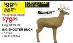 Dunham's Sports Shooter Big Shooter Buck offer