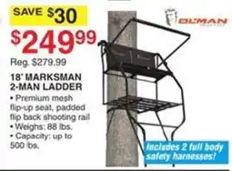 Dunham's Sports Olman 18' Marksman 2-Man Ladder offer