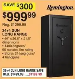 Dunham's Sports Remington 24+4 Gun Long Range Safe offer