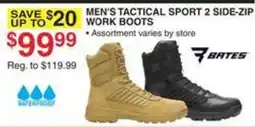 Dunham's Sports Bates men's tactical sport 2 side-zip work boots offer