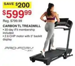 Dunham's Sports Pro-Form Carbon TL Treadmill offer