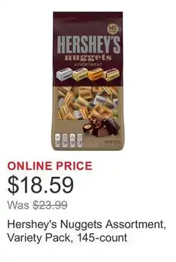 Costco Hershey's Nuggets Assortment, Variety Pack, 145-count offer