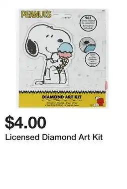 Five Below Licensed Diamond Art Kit offer
