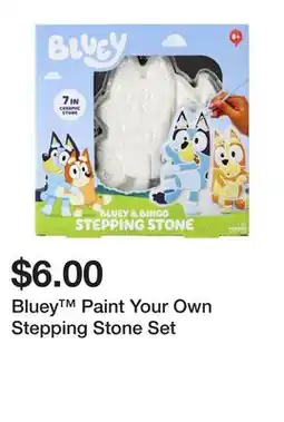 Five Below Bluey Paint Your Own Stepping Stone Set offer