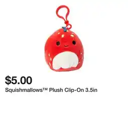 Five Below Squishmallows Plush Clip-On 3.5in offer
