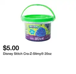 Five Below Disney Stitch Cra-Z-Slimy 20oz offer