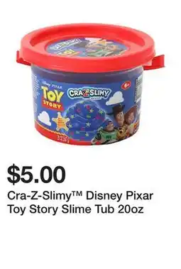 Five Below Cra-Z-Slimy Disney Pixar Toy Story Slime Tub 20oz offer