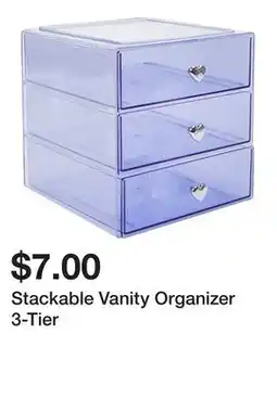 Five Below Stackable Vanity Organizer 3-Tier offer