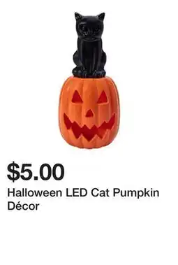 Five Below Halloween LED Cat Pumpkin Décor offer