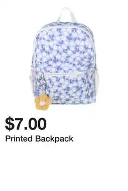 Five Below Printed Backpack offer