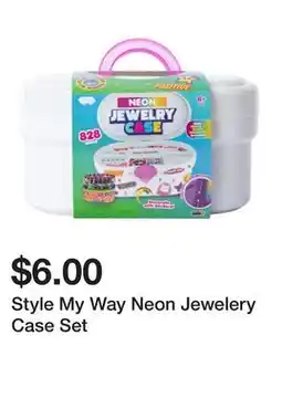 Five Below Style My Way Neon Jewelery Case Set offer