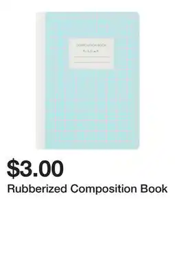 Five Below Rubberized Composition Book offer