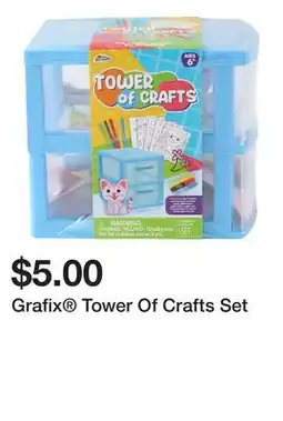 Five Below Grafix Tower Of Crafts Set offer