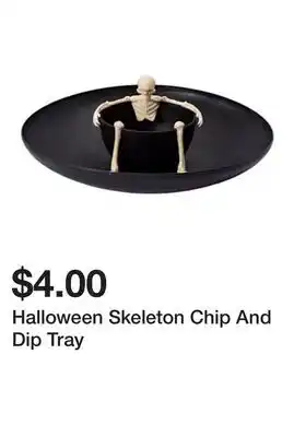 Five Below Halloween Skeleton Chip And Dip Tray offer