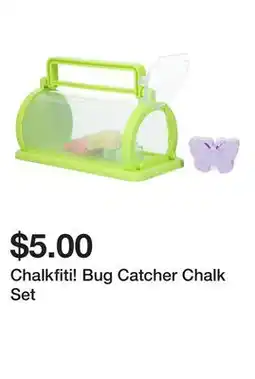 Five Below Chalkfiti! Bug Catcher Chalk Set offer