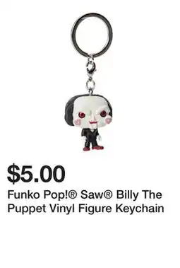 Five Below Funko Pop! Saw Billy The Puppet Vinyl Figure Keychain offer