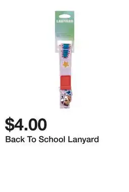 Five Below Back To School Lanyard offer