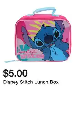 Five Below Disney Stitch Lunch Box offer